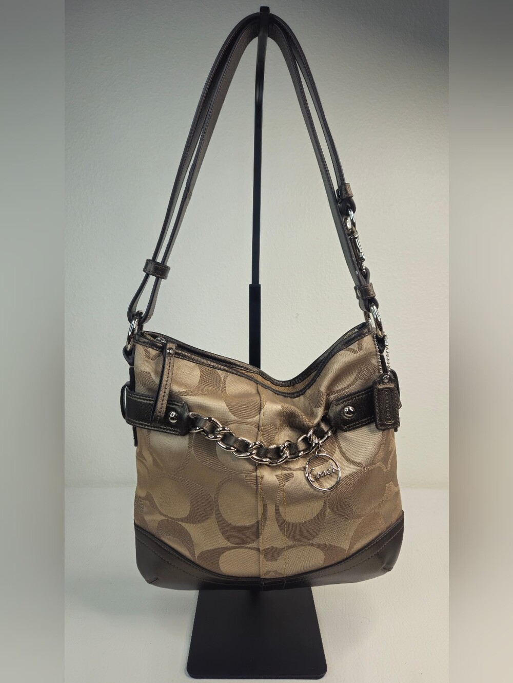 Coach • BOHO SOHO • Signature Chain • Khaki Bronze • Shoulder Crossbody Bag